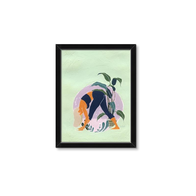 Picture of Yoga Girl I _GroupedProduct_Rectangle_Portrait_Framed_Matted_