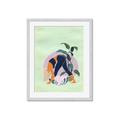 Picture of Yoga Girl I _GroupedProduct_Rectangle_Portrait_Framed_Matted_
