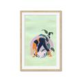 Picture of Yoga Girl I _GroupedProduct_Rectangle_Portrait_Framed_Matted_