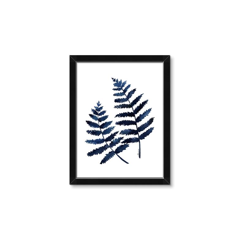 Picture of Two Blue Ferns _GroupedProduct_Rectangle_Portrait_Framed_Matted_