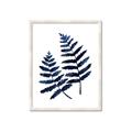 Picture of Two Blue Ferns _GroupedProduct_Rectangle_Portrait_Framed_Matted_