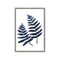 Picture of Two Blue Ferns _GroupedProduct_Rectangle_Portrait_Framed_Matted_