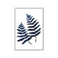 Picture of Two Blue Ferns _GroupedProduct_Rectangle_Portrait_Framed_Matted_