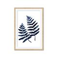 Picture of Two Blue Ferns _GroupedProduct_Rectangle_Portrait_Framed_Matted_