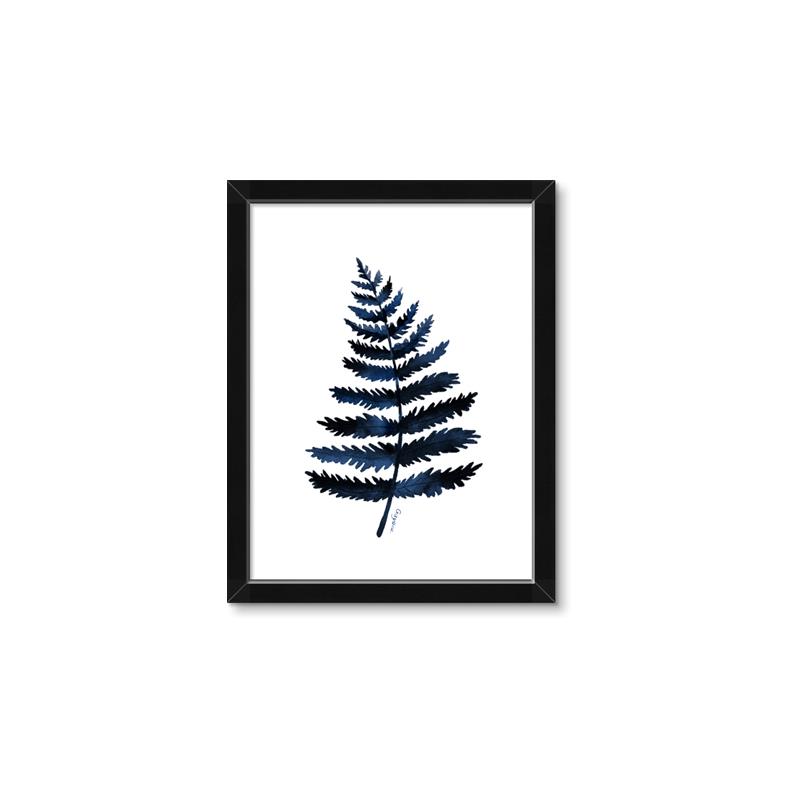 Picture of Blue Fern _GroupedProduct_Rectangle_Portrait_Framed_Matted_