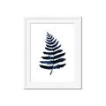 Picture of Blue Fern _GroupedProduct_Rectangle_Portrait_Framed_Matted_