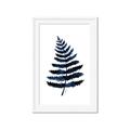 Picture of Blue Fern _GroupedProduct_Rectangle_Portrait_Framed_Matted_