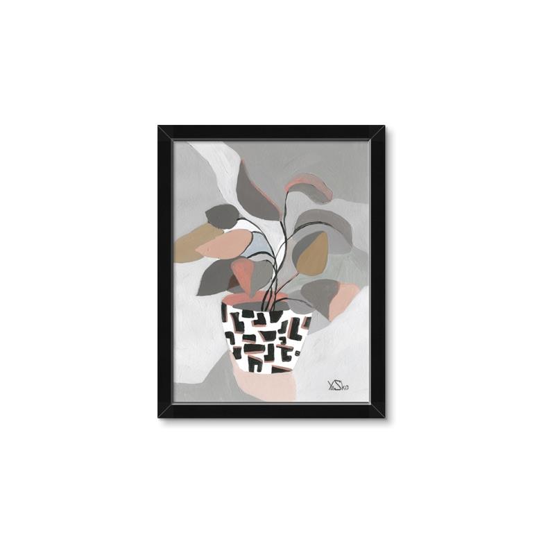 Picture of Color Block Plants I  _GroupedProduct_Rectangle_Portrait_Framed_Matted_