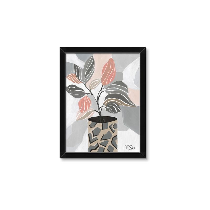 Picture of Color Block Plants II _GroupedProduct_Rectangle_Portrait_Framed_Matted_