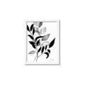 Picture of Black Botanical _GroupedProduct_Rectangle_Portrait_Framed_Matted_