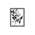 Picture of Black Botanical _GroupedProduct_Rectangle_Portrait_Framed_Matted_