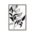Picture of Black Botanical _GroupedProduct_Rectangle_Portrait_Framed_Matted_