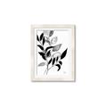 Picture of Black Botanical _GroupedProduct_Rectangle_Portrait_Framed_Matted_