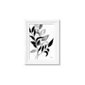 Picture of Black Botanical _GroupedProduct_Rectangle_Portrait_Framed_Matted_