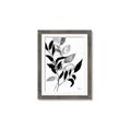 Picture of Black Botanical _GroupedProduct_Rectangle_Portrait_Framed_Matted_