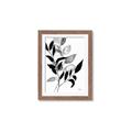 Picture of Black Botanical _GroupedProduct_Rectangle_Portrait_Framed_Matted_