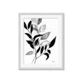 Picture of Black Botanical _GroupedProduct_Rectangle_Portrait_Framed_Matted_