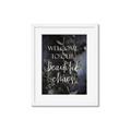 Picture of Beautiful Chaos Dark  _GroupedProduct_Rectangle_Portrait_Framed_Matted_