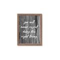 Picture of The Right Thing _GroupedProduct_Rectangle_Portrait_Framed_Matted_