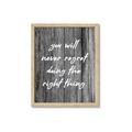 Picture of The Right Thing _GroupedProduct_Rectangle_Portrait_Framed_Matted_