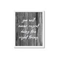 Picture of The Right Thing _GroupedProduct_Rectangle_Portrait_Framed_Matted_
