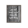 Picture of The Right Thing _GroupedProduct_Rectangle_Portrait_Framed_Matted_
