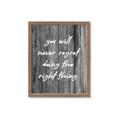 Picture of The Right Thing _GroupedProduct_Rectangle_Portrait_Framed_Matted_