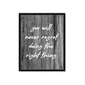 Picture of The Right Thing _GroupedProduct_Rectangle_Portrait_Framed_Matted_