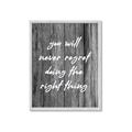 Picture of The Right Thing _GroupedProduct_Rectangle_Portrait_Framed_Matted_