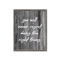 Picture of The Right Thing _GroupedProduct_Rectangle_Portrait_Framed_Matted_