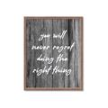Picture of The Right Thing _GroupedProduct_Rectangle_Portrait_Framed_Matted_
