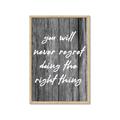 Picture of The Right Thing _GroupedProduct_Rectangle_Portrait_Framed_Matted_