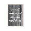 Picture of The Right Thing _GroupedProduct_Rectangle_Portrait_Framed_Matted_