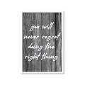 Picture of The Right Thing _GroupedProduct_Rectangle_Portrait_Framed_Matted_
