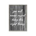Picture of The Right Thing _GroupedProduct_Rectangle_Portrait_Framed_Matted_