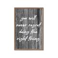 Picture of The Right Thing _GroupedProduct_Rectangle_Portrait_Framed_Matted_