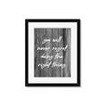 Picture of The Right Thing _GroupedProduct_Rectangle_Portrait_Framed_Matted_