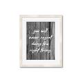 Picture of The Right Thing _GroupedProduct_Rectangle_Portrait_Framed_Matted_