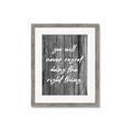 Picture of The Right Thing _GroupedProduct_Rectangle_Portrait_Framed_Matted_
