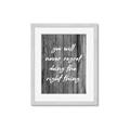 Picture of The Right Thing _GroupedProduct_Rectangle_Portrait_Framed_Matted_
