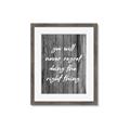 Picture of The Right Thing _GroupedProduct_Rectangle_Portrait_Framed_Matted_