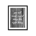 Picture of The Right Thing _GroupedProduct_Rectangle_Portrait_Framed_Matted_