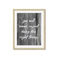 Picture of The Right Thing _GroupedProduct_Rectangle_Portrait_Framed_Matted_