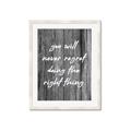 Picture of The Right Thing _GroupedProduct_Rectangle_Portrait_Framed_Matted_