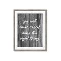 Picture of The Right Thing _GroupedProduct_Rectangle_Portrait_Framed_Matted_