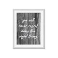 Picture of The Right Thing _GroupedProduct_Rectangle_Portrait_Framed_Matted_