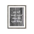 Picture of The Right Thing _GroupedProduct_Rectangle_Portrait_Framed_Matted_