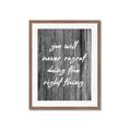 Picture of The Right Thing _GroupedProduct_Rectangle_Portrait_Framed_Matted_