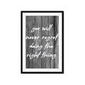 Picture of The Right Thing _GroupedProduct_Rectangle_Portrait_Framed_Matted_