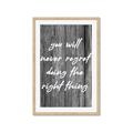 Picture of The Right Thing _GroupedProduct_Rectangle_Portrait_Framed_Matted_